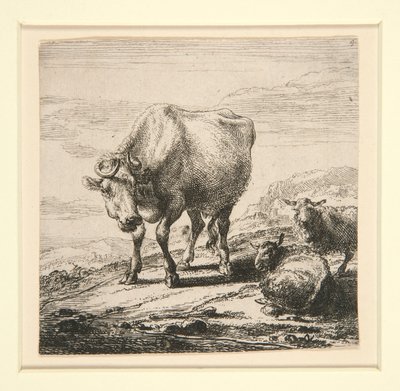 El Conjunto de las Vacas, con la Lechera de Nicolaes Berchem