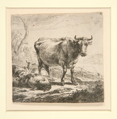 El Conjunto de las Vacas, con la Lechera de Nicolaes Berchem