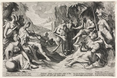 El juicio de Midas, 1589 de Nicolaes Clock