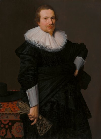 Retrato de un hombre de 24 años de Nicolaes Eliasz. Pickenoy