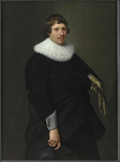 Retrato de un hombre de Nicolaes Eliasz. Pickenoy