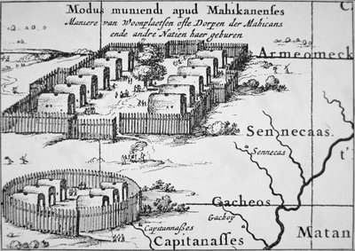 Aldea Iroquesa de Nicolaes Jansz  Visscher