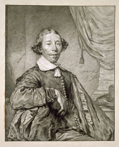 Retrato de un hombre, 1681 de Nicolaes Jansz Visscher