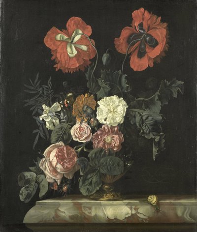 Naturaleza muerta con flores de Nicolaes Lachtropius