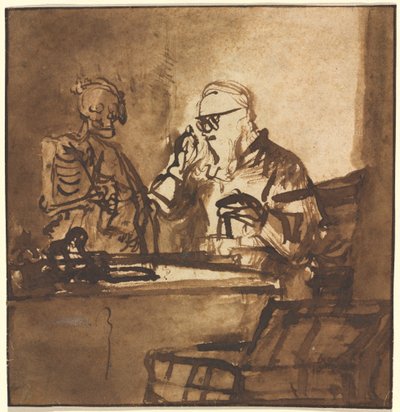 La muerte y el avaro de Nicolaes Maes