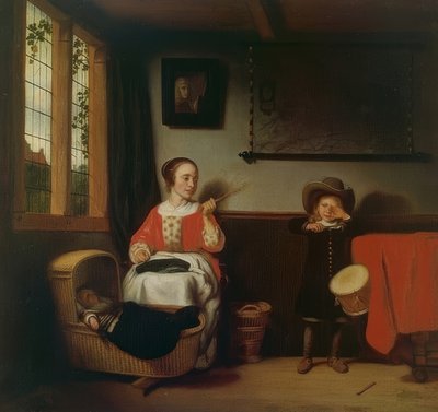 El tambor travieso de Nicolaes Maes
