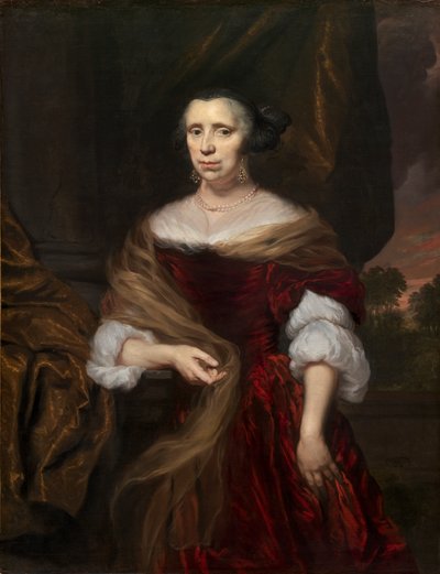 Retrato de una dama de Nicolaes Maes