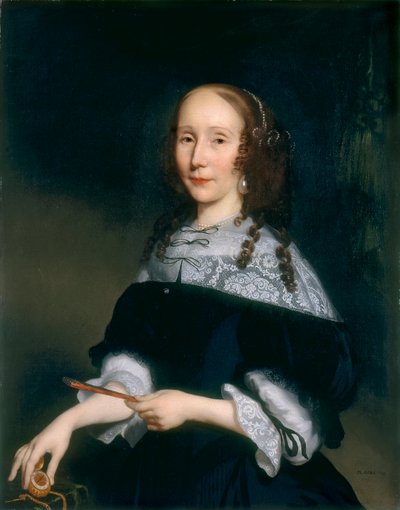 Retrato de una dama de Nicolaes Maes
