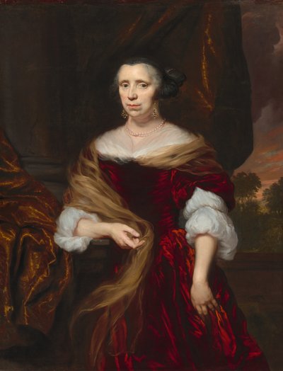 Retrato de una dama de Nicolaes Maes