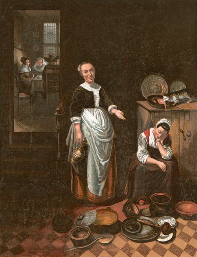 La sirvienta ociosa de Nicolaes Maes