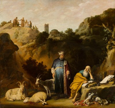 Hipócrates Visitando a Demócrito de Nicolaes Cornelisz Moeyaert