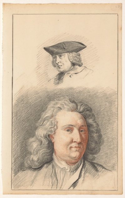 Las cabezas de dos hombres de Nicolaes Muys