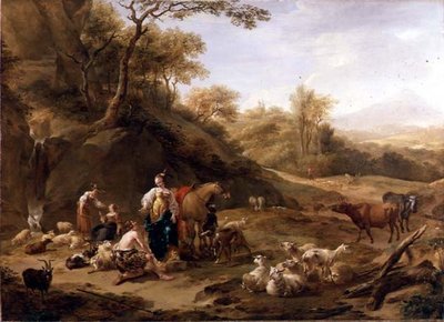 Granida y Daifilo de Nicolaes Pietersz. Berchem