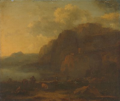 Paisaje italiano de Nicolaes Pietersz Berchem