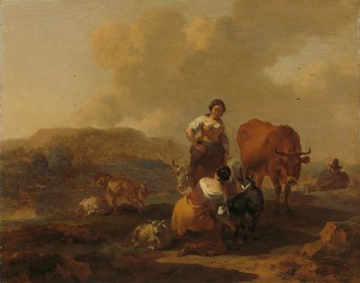 Paisaje italiano de Nicolaes Pietersz Berchem