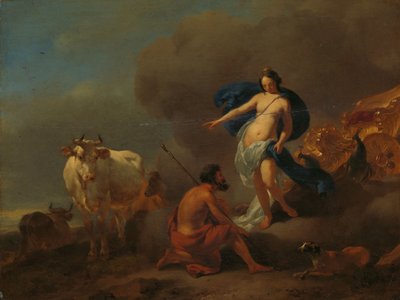 Juno ordena a Argus que vigile a Io de Nicolaes Pietersz Berchem