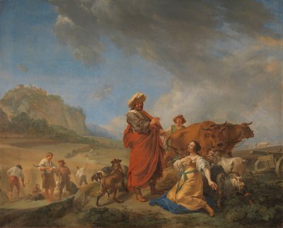 Ruth y Boas de Nicolaes Pietersz Berchem