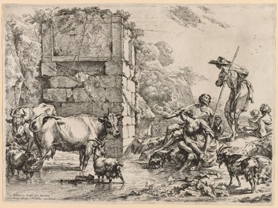 El abrevadero de Nicolaes Pietersz. Berchem