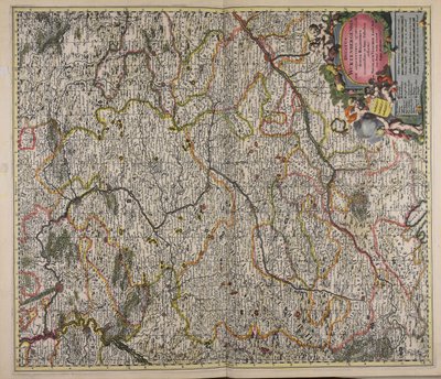 Ducatus Wurtenbergensis cum adjacentibus quibusdam Sueviae regionibus accuratissime in hanc tabulam redactus de Nicolaes Visscher