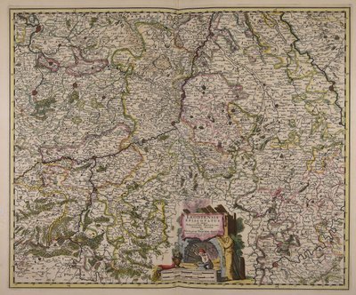 Leodiensis episcopatus in omnes subjacentes provincias distincté divisus de Nicolaes Visscher