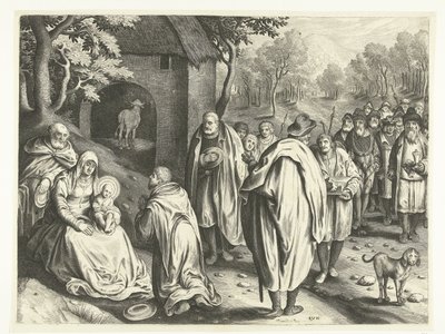 Adoración de los Reyes de Nicolaes de Bruyn
