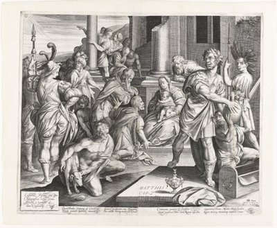 Adoración de los Reyes de Nicolaes de Bruyn