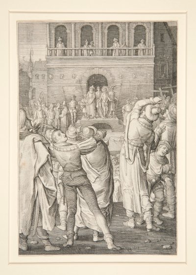 Cristo Mostrado a la Gente (Serie Pasión) de Nicolaes de Bruyn