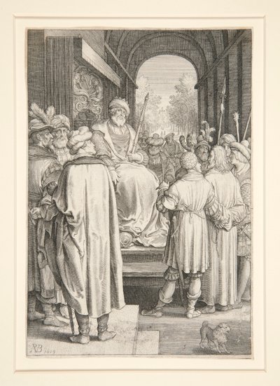 Cristo ante Pilatos (Serie Pasión) de Nicolaes de Bruyn