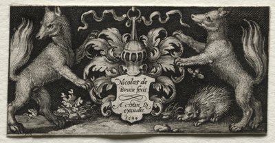 Escudo de armas, 1594 de Nicolaes de Bruyn