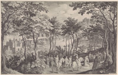 David en Abigaïl de Nicolaes de Bruyn