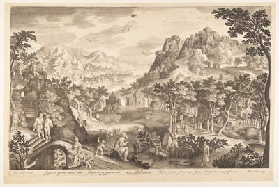 Oseas y la prostituta Gomer de Nicolaes de Bruyn