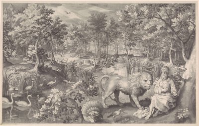 Jeremías en el desierto de Nicolaes de Bruyn