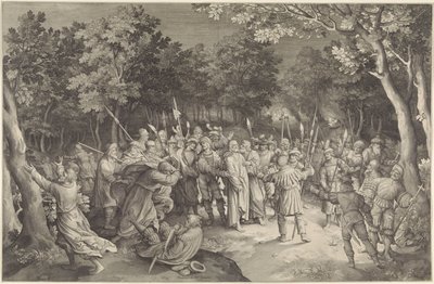 Beso de Judas y Arresto de Cristo de Nicolaes de Bruyn