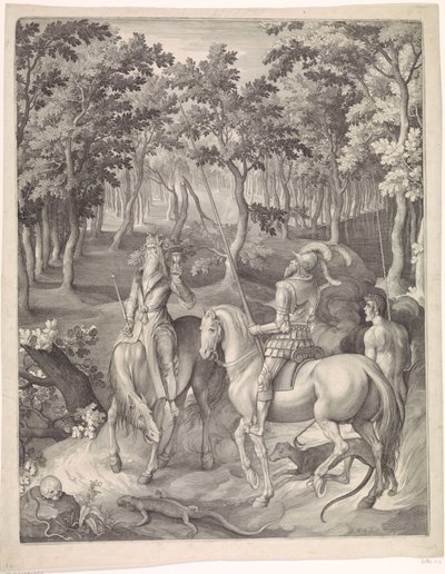 Caballero, Muerte y Diablo de Nicolaes de Bruyn