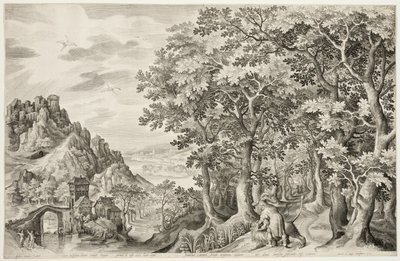 Sansón Matando al León de Nicolaes de Bruyn
