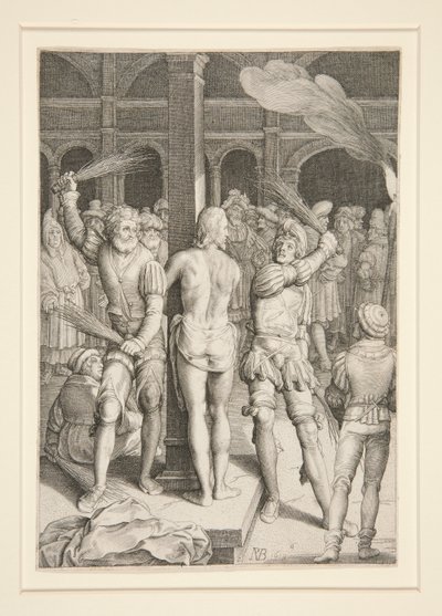La Flagelación (Serie Pasión) de Nicolaes de Bruyn