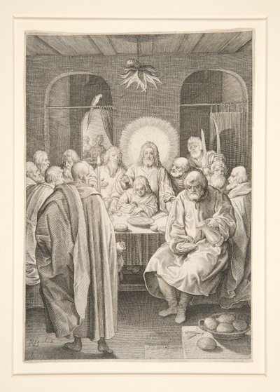 La Última Cena (Serie Pasión) de Nicolaes de Bruyn