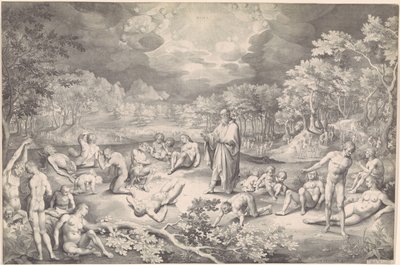 Visión de Ezequiel del Valle de los Huesos de Nicolaes de Bruyn