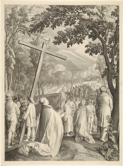 Paño de sudor de Veronica Pasión de Cristo (título de la serie) de Nicolaes de Bruyn
