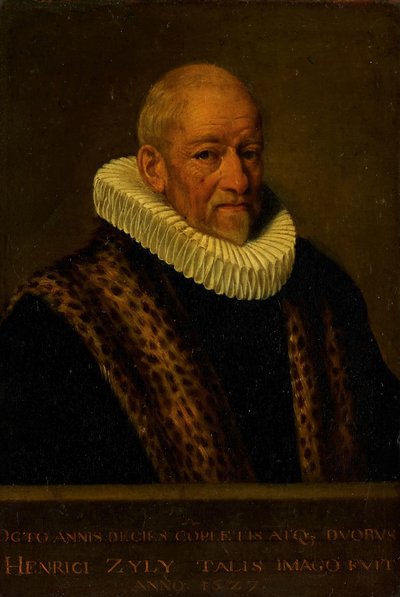 Retrato de Henricus van Zijl (1545-1627) de Nicolaes van Borculo