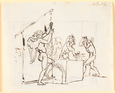 Las flechas de Cupido forjadas de Nicolai Abildgaard