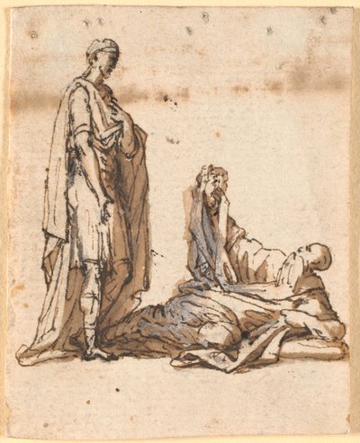 Diógenes pide a Alejandro que se aparte para que el sol pueda brillar sobre él de Nicolai Abildgaard