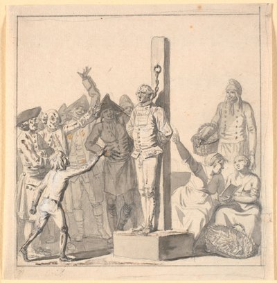 Un escritor en el cepo. Con referencia al cabo Sigvard Lycke de Nicolai Abildgaard