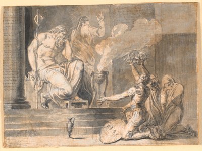 Ofrenda a Esculapio de Nicolai Abildgaard