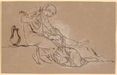 Safo y la mitilena de Nicolai Abildgaard