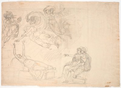 Escena de Enrique VIII de Shakespeare (acto 4, escena 2) de Nicolai Abildgaard