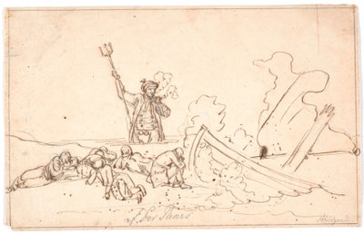 El naufragio en Anholt de Nicolai Abildgaard