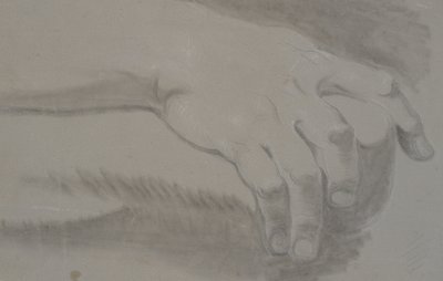 Estudio de una mano de Nicolai Abildgaard