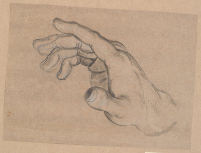 Estudio de una mano de Nicolai Abildgaard