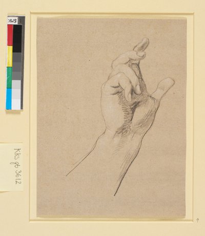 Estudio de una mano de Nicolai Abildgaard